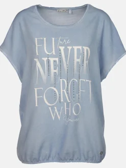 Damen Shirt mit Strassapplikationen