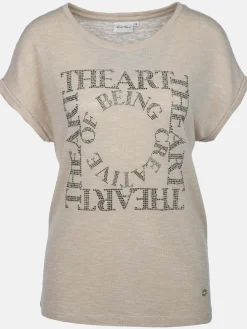 Damen Shirt mit Strassapplikationen