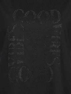 Damen Shirt mit Strassbesatz