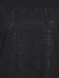 Damen Shirt mit Strassbesatz