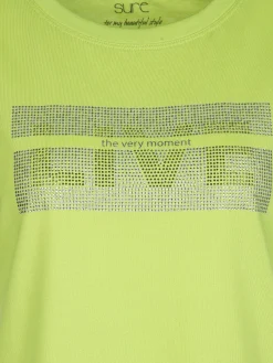 Damen Shirt mit Strassbesatz