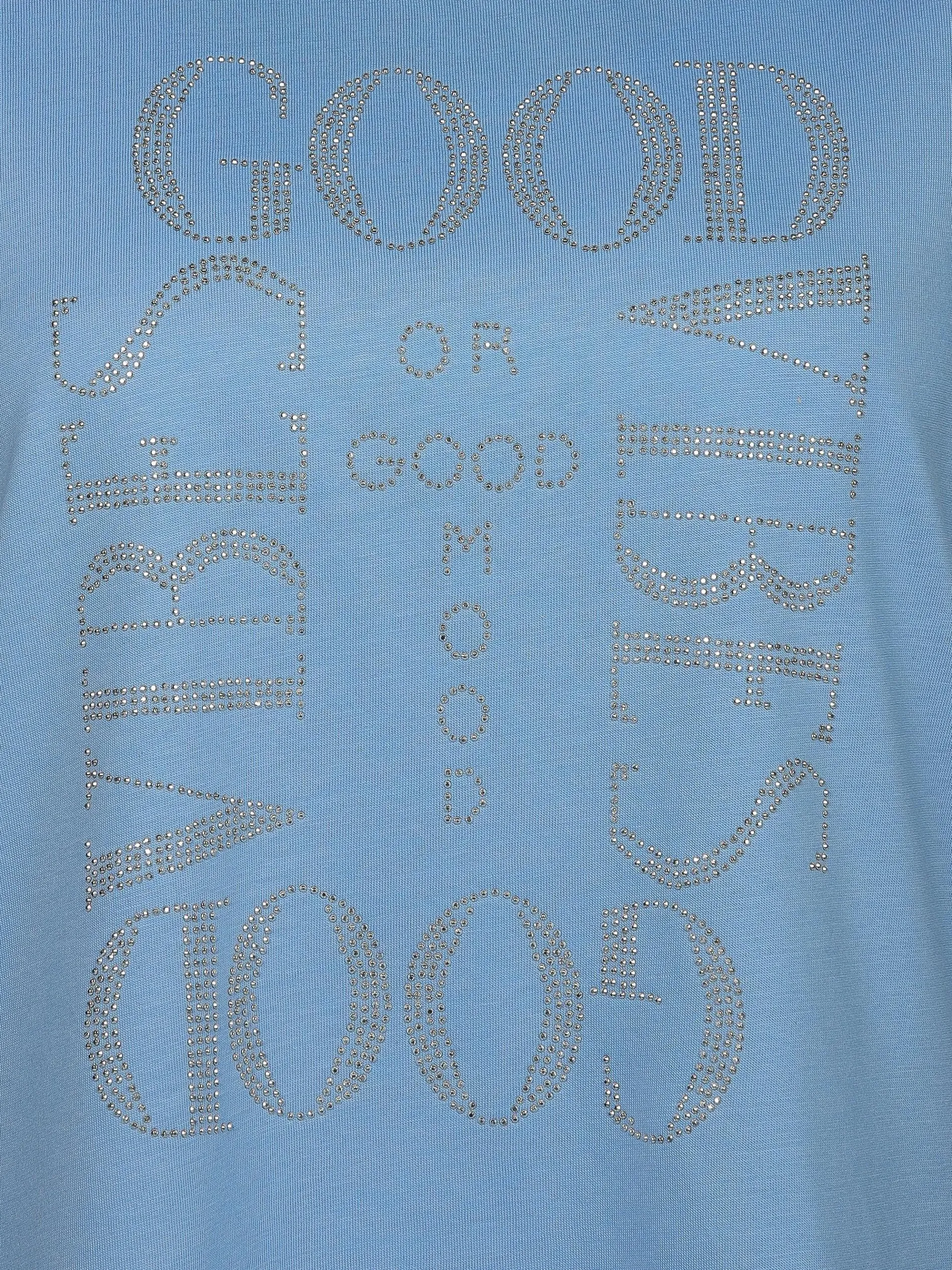 Damen Shirt mit Strassbesatz