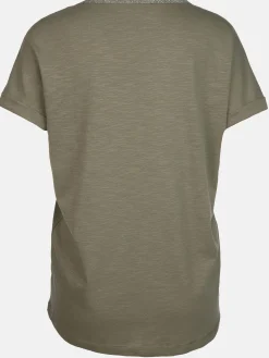 Damen Shirt mit Strassbesatz