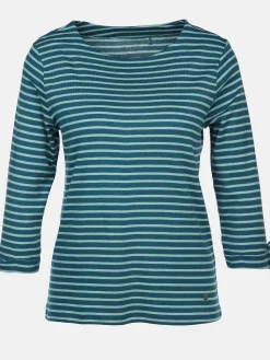 Damen Shirt mit Streifenoptik