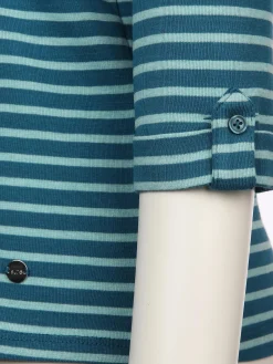 Damen Shirt mit Streifenoptik