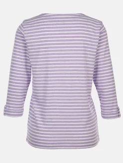 Damen Shirt mit Streifenoptik