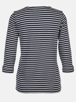 Damen Shirt mit Streifenoptik