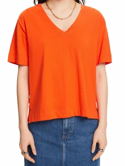 Damen Shirt mit V-Ausschnitt