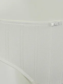 Damen Slip mit Spitzenbesatz