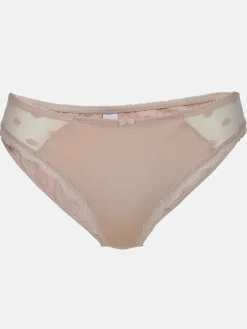 Damen Slip mit Spitzenbesatz