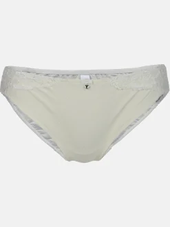 Damen Slip mit Spitzenbesatz