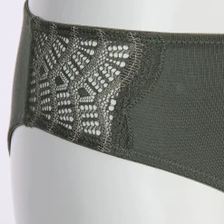 Damen Slip mit Spitzeneinsatz