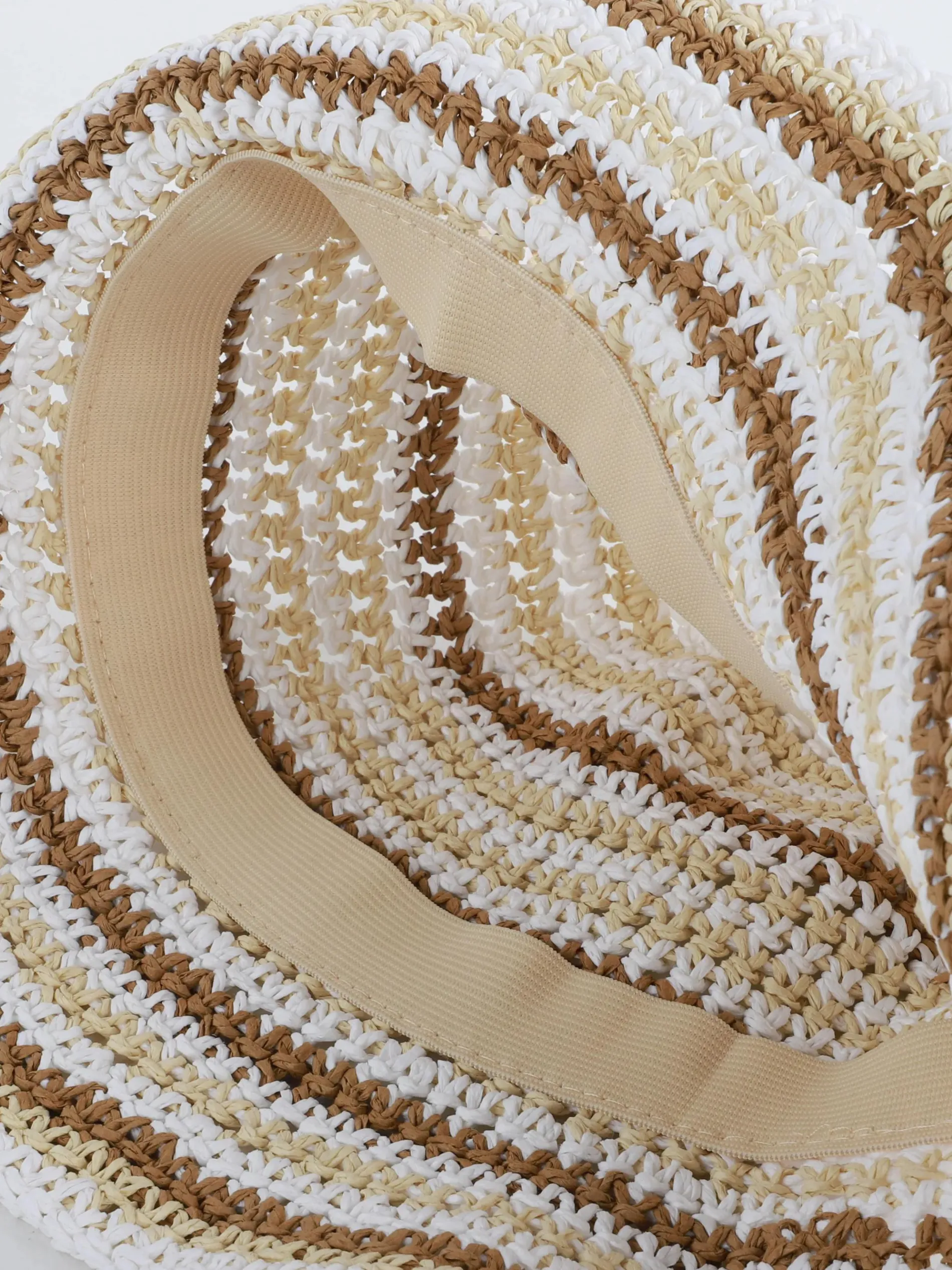 Damen Sonnenhut mit Streifen