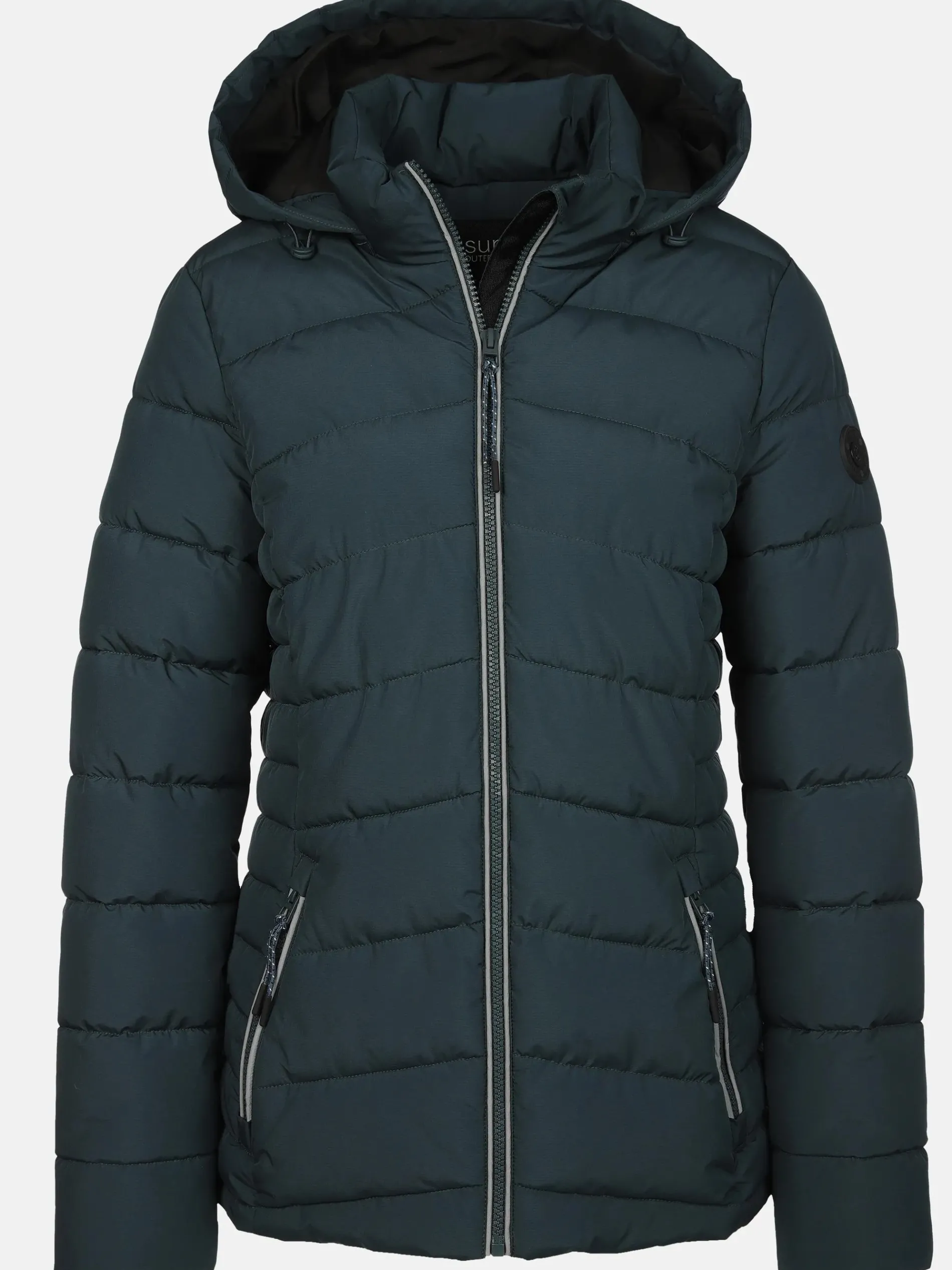 Damen Steppjacke mit abnehmbarer Kapuze