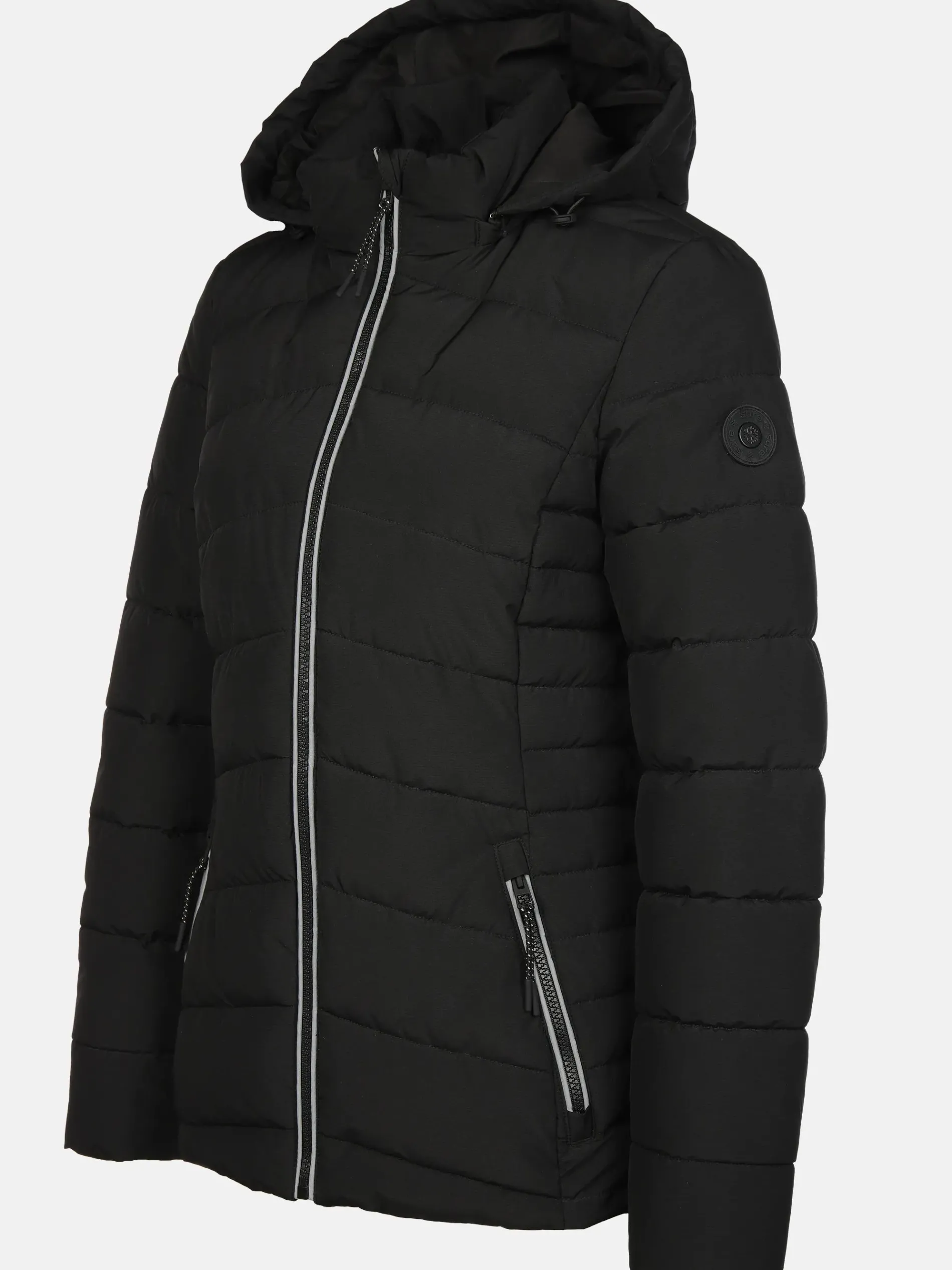 Damen Steppjacke mit abnehmbarer Kapuze