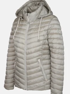 Damen Steppjacke mit abnehmbarer Kapuze
