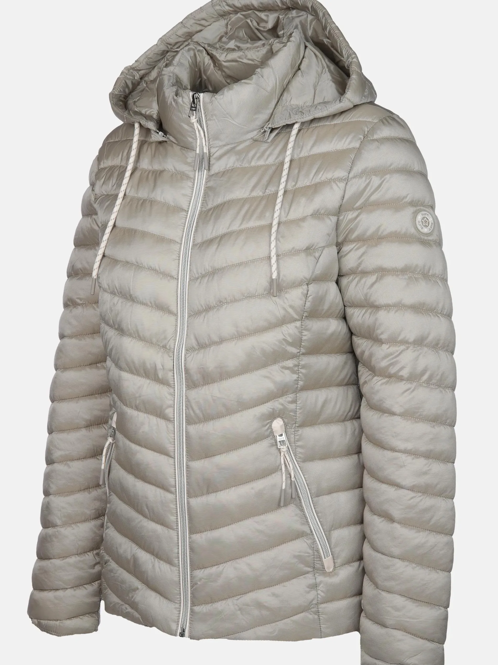 Damen Steppjacke mit abnehmbarer Kapuze