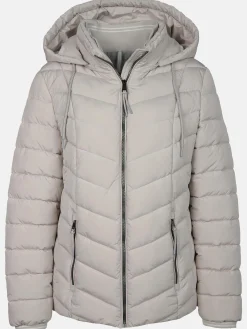 Damen Steppjacke mit abnehmbarer Kapuze