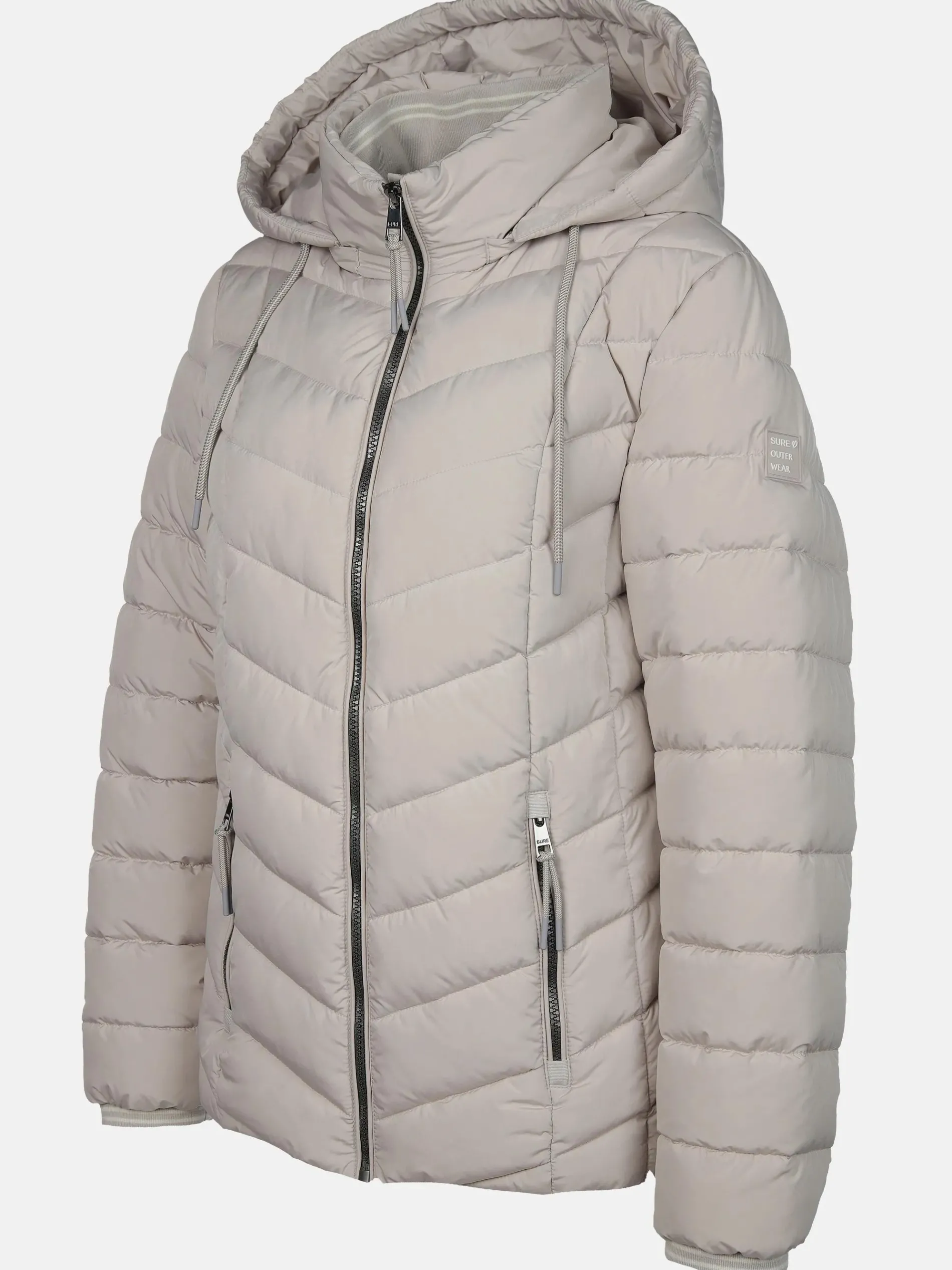 Damen Steppjacke mit abnehmbarer Kapuze