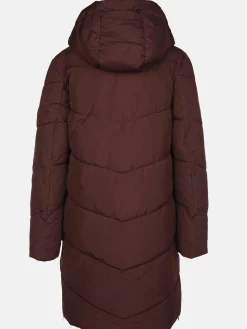 Damen Steppmantel mit angesetzter Kapuze