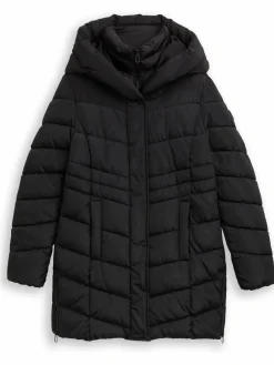 Damen Steppmantel mit Kapuze
