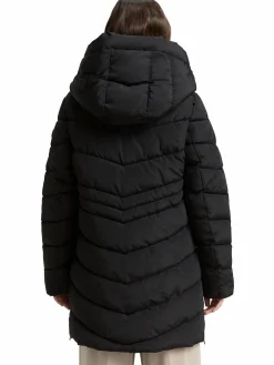 Damen Steppmantel mit Kapuze