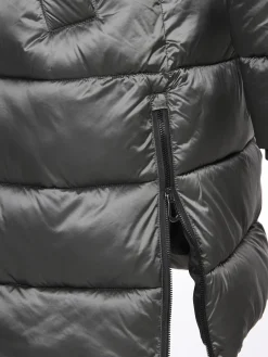 Damen Steppmantel mit Kapuze