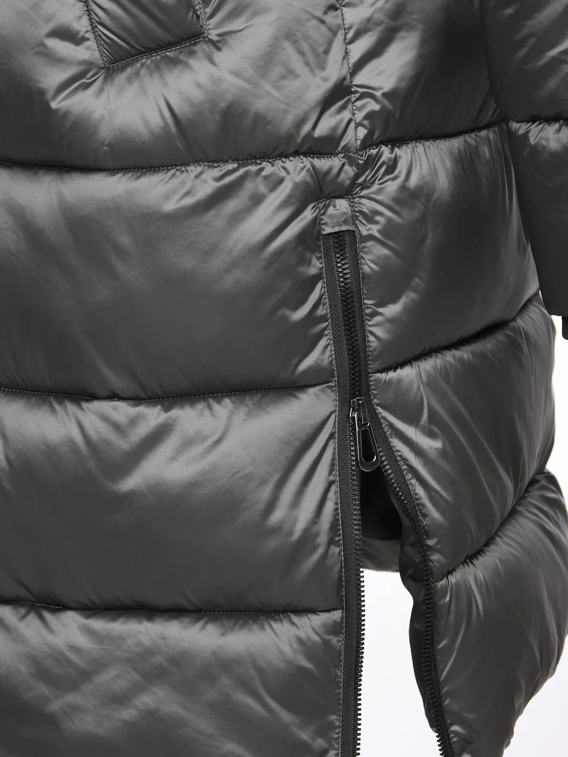 Damen Steppmantel mit Kapuze