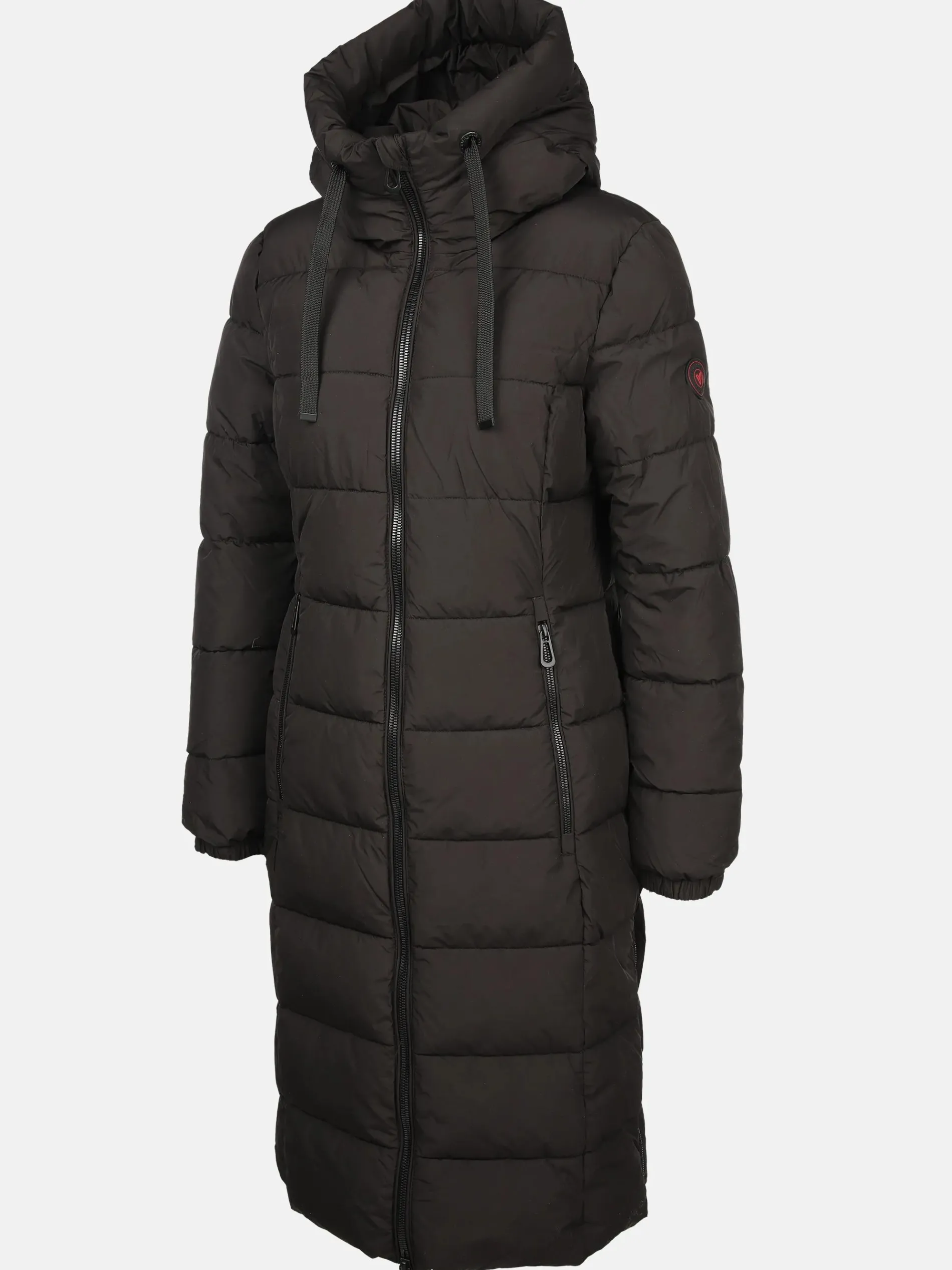 Damen Steppmantel mit Kapuze