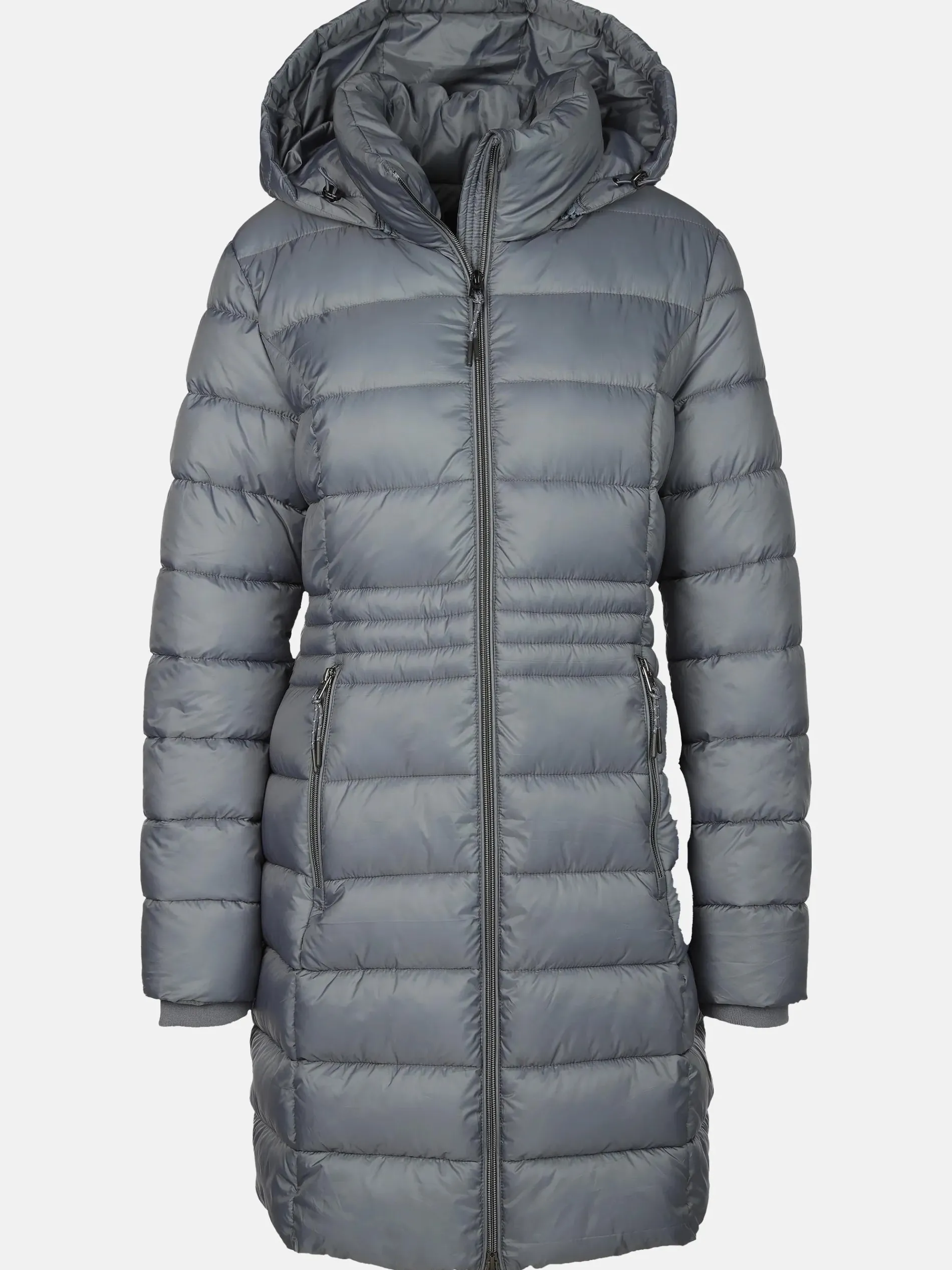 Damen Steppmantel mit Kapuze