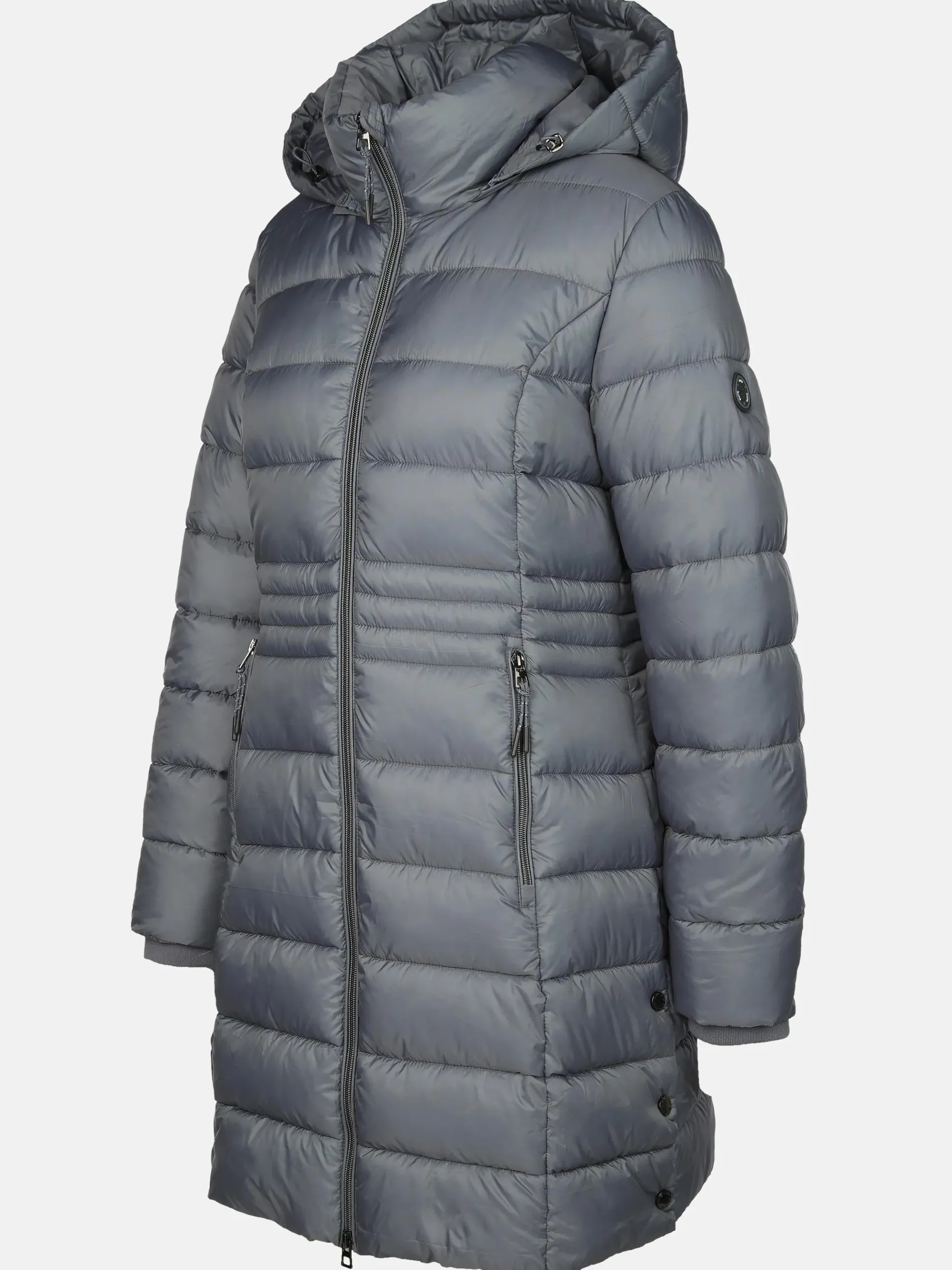 Damen Steppmantel mit Kapuze