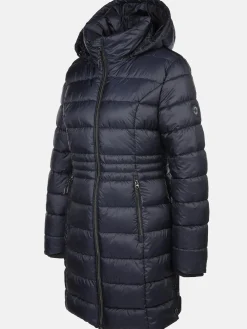 Damen Steppmantel mit Kapuze