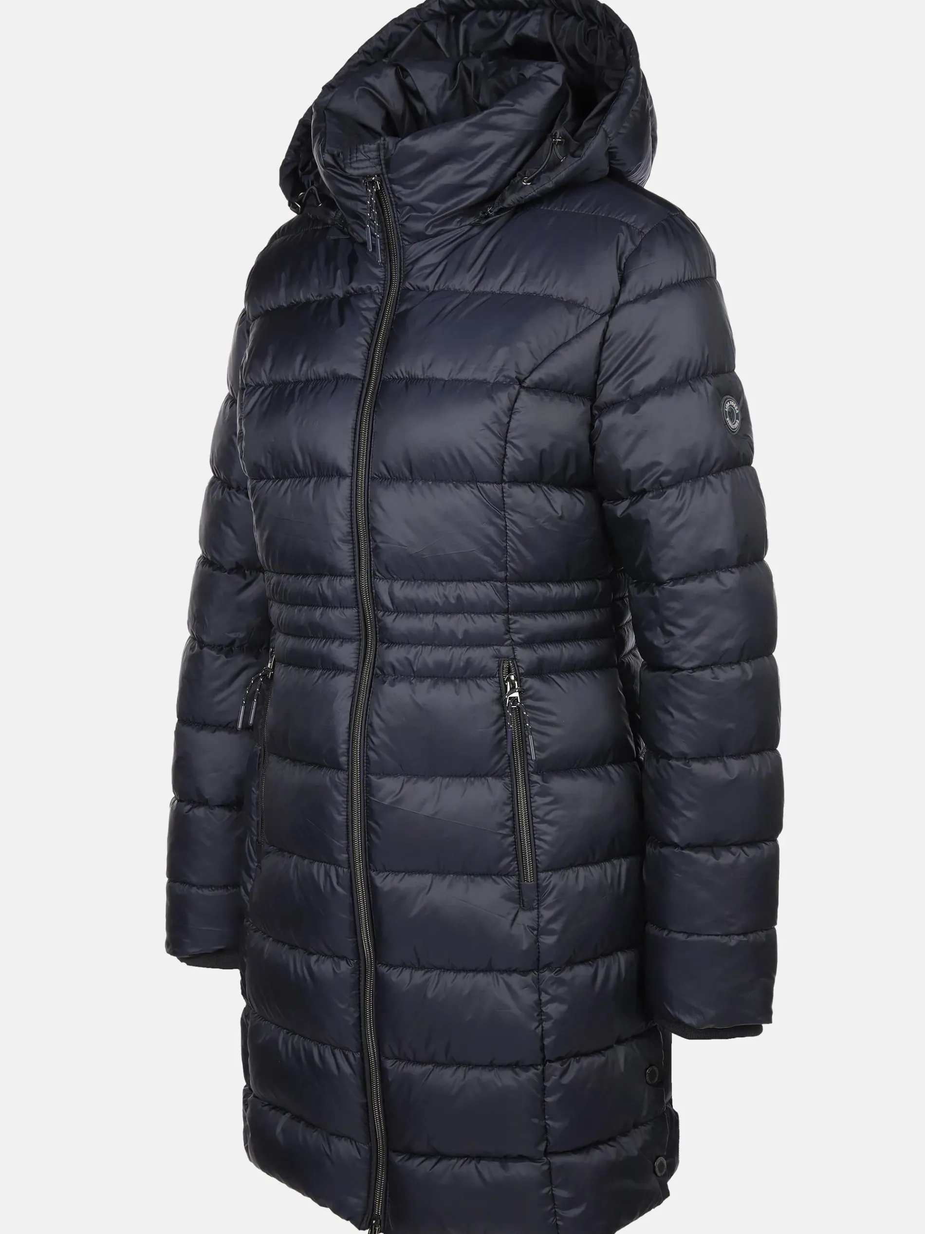 Damen Steppmantel mit Kapuze