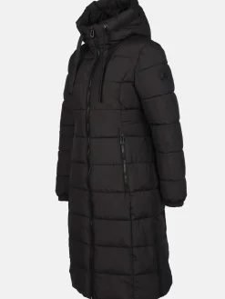 Damen Steppmantel mit Kapuze