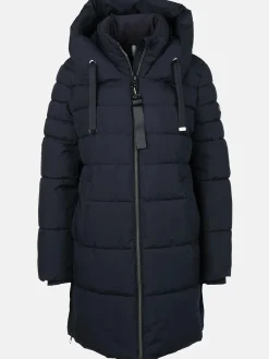 Damen Steppmantel mit Kapuze