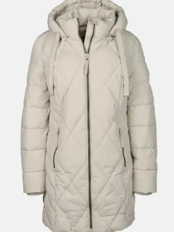 Damen Steppmantel mit Kapuze