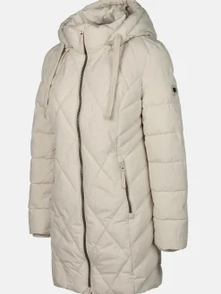 Damen Steppmantel mit Kapuze