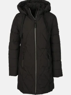 Damen Steppmantel mit Kapuze