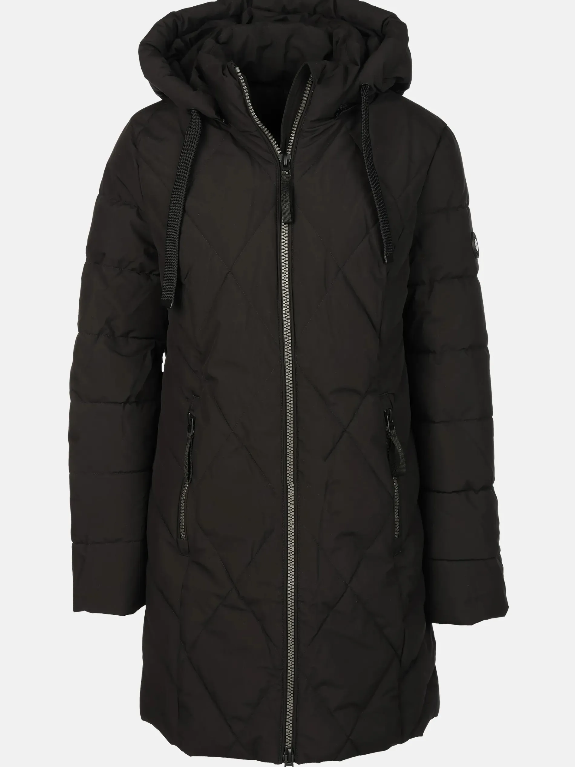 Damen Steppmantel mit Kapuze