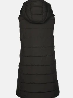 Damen Steppweste in langer Form