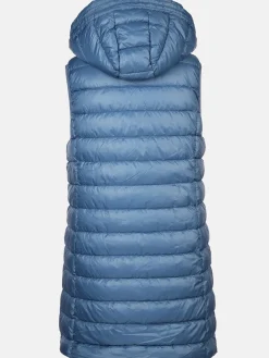 Damen Steppweste mit abnehmbarer Kapuze