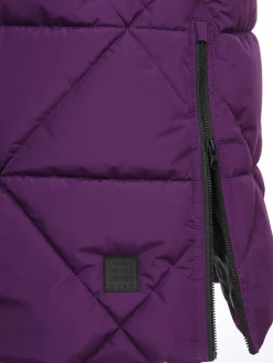 Damen Steppweste mit Kapuze