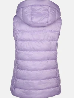 Damen Steppweste mit Kapuze