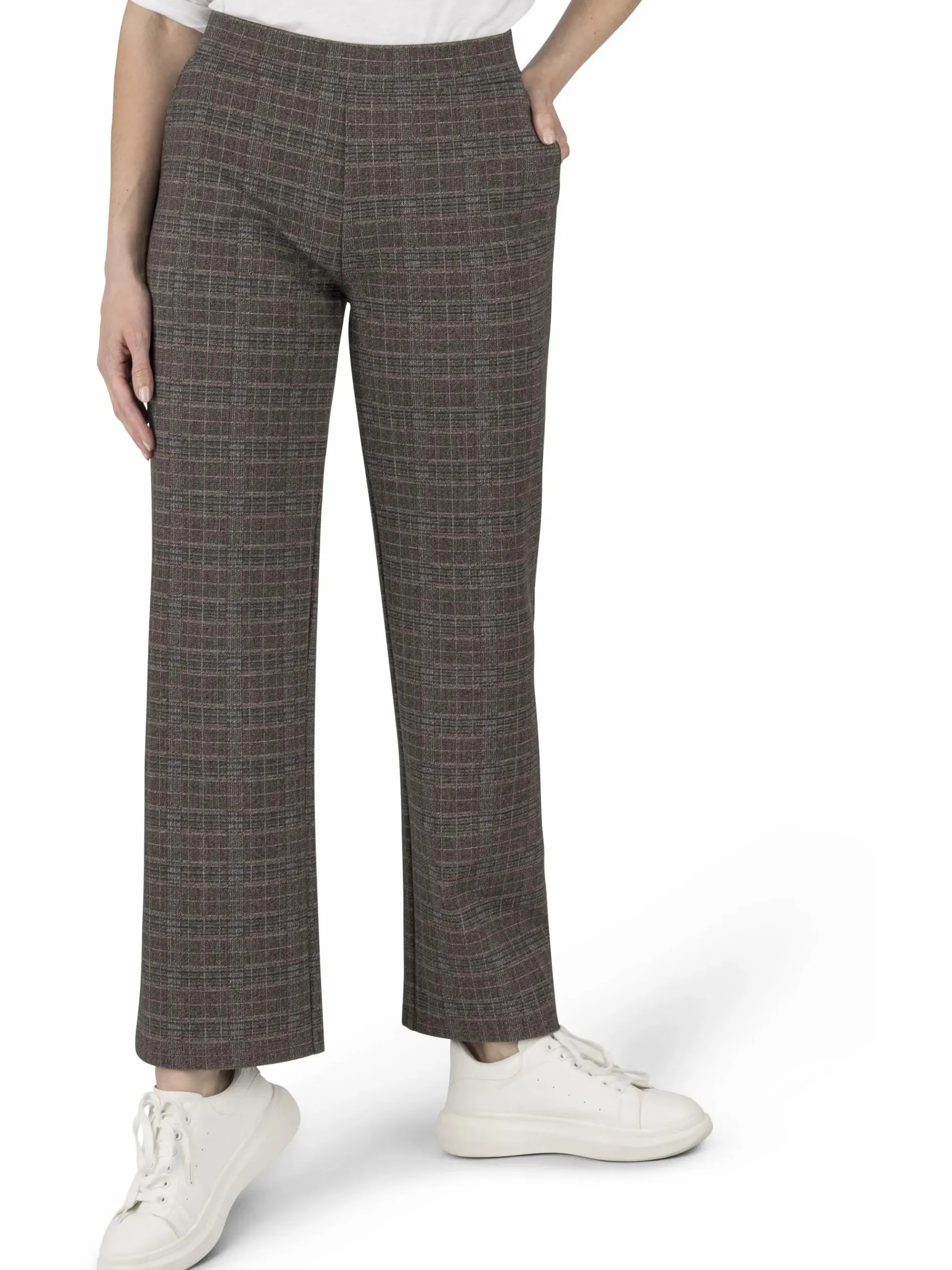 Damen Stoffhose mit Muster