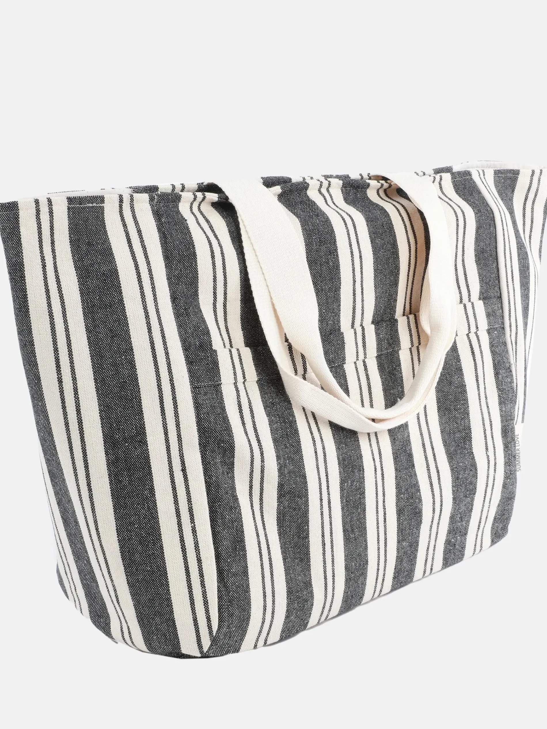 Damen Strandtasche mit Streifen