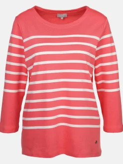 Damen Streifenshirt mit 3/4 Arm