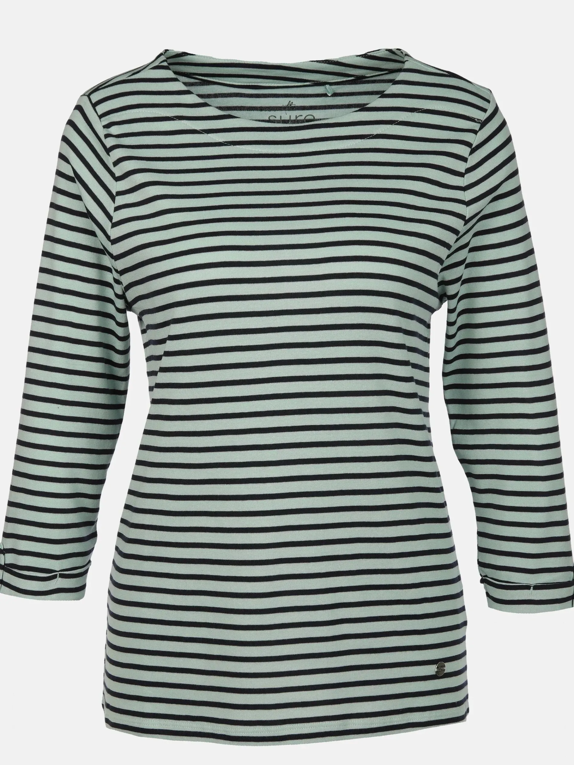 Damen Streifenshirt mit 7/8 Ärmeln