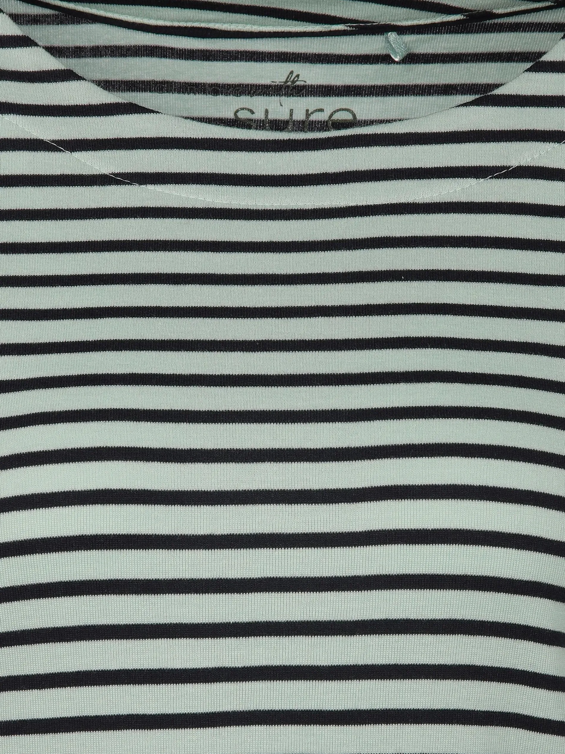 Damen Streifenshirt mit 7/8 Ärmeln