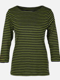 Damen Streifenshirt mit 7/8 Ärmeln