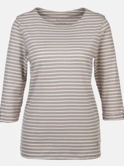 Damen Streifenshirt mit 3/4 Arm